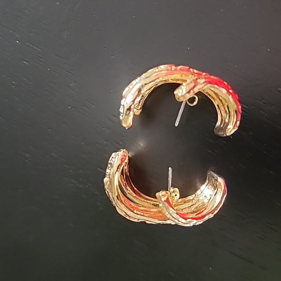 ZARA Triple Metal Earrings - Picture 12 of 12